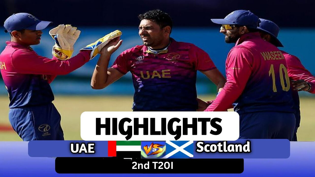UAE vs Scot T20I Highlights