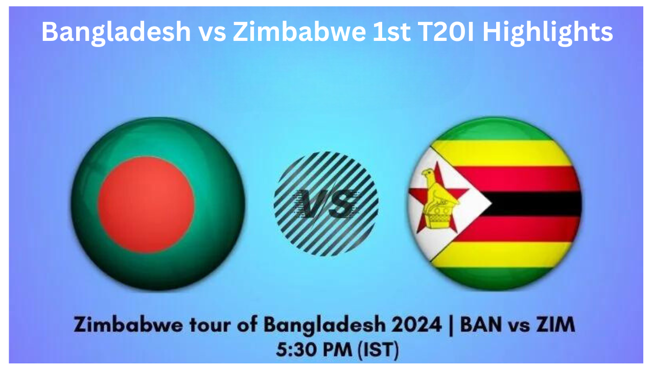 Ban vs Zim T20 Highlights
